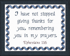 In My Prayers - Ephesians 1:16
